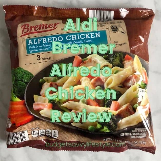 Aldi product review - Aldi Bremer Alfredo Chicken review.  A cheap, easy Aldi meal idea.