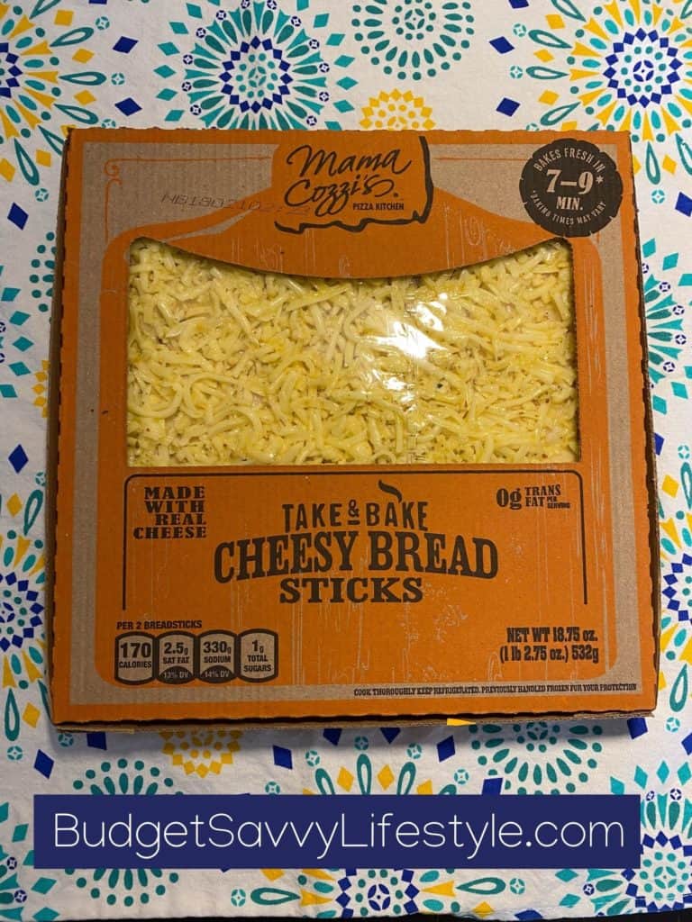 Aldi Mama Cozzi's Cheesy Bread Sticks Review