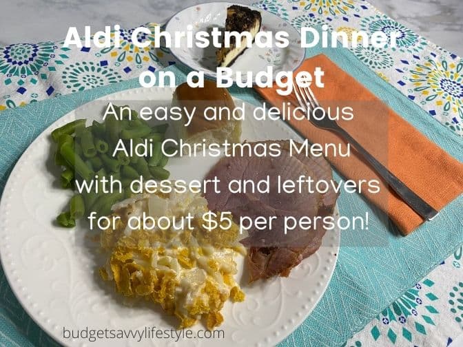 Aldi Christmas Dinner on a Budget